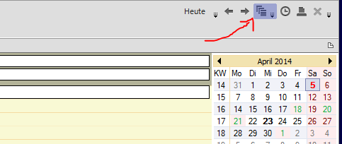 Gruppenkalender Tobit einblenden
