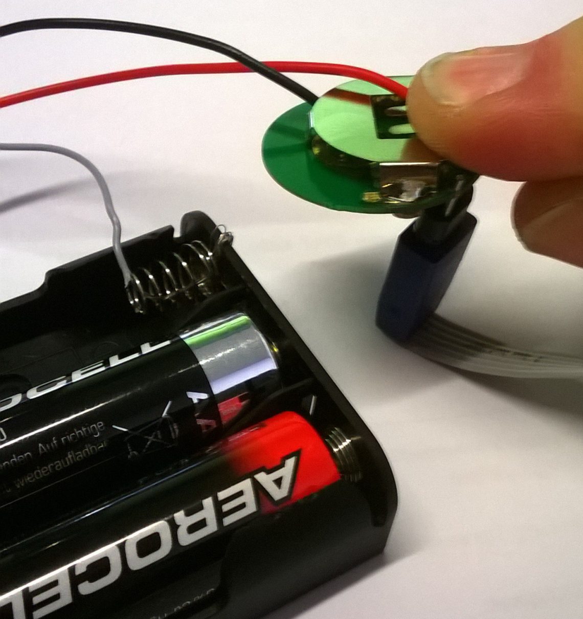 Verbindung Beacon Batterie Debugger Rlink
