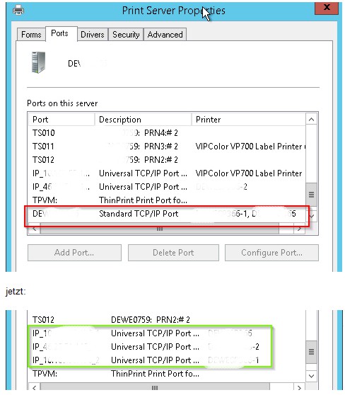 Drucken aus SAP (SAPSprint) mit einem VIP VP700 Farbetikettendrucker