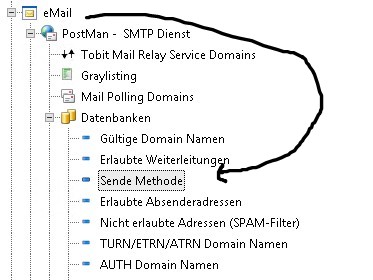 Ich empfange im Tobit David meine Firmen Mails und zusätzlich meinen privaten "GMX Account" als MAPI. Wenn ich mir eine Mail an meine private Mail sende, gelang diese direkt wieder in mein Tobit Postfach und ist nicht per Mapi z.B. Online per Webmail lesb