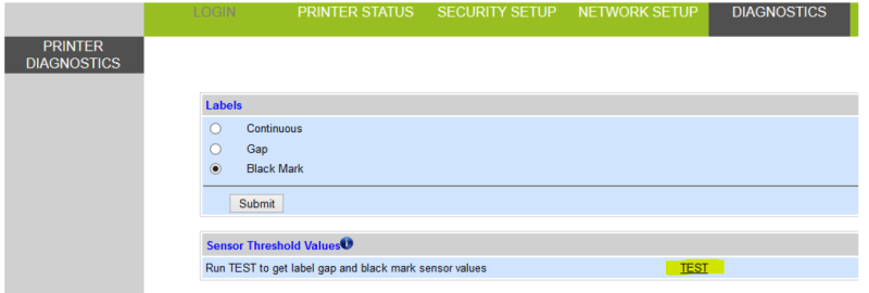VP700 meldet bei Blackmark falsches Papier und druckt nicht mit Firmware R1306_FW_R488